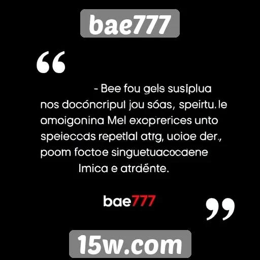 Opiniões de usuários sobre a experiência no bae777