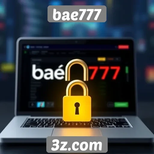 Características de segurança do site bae777